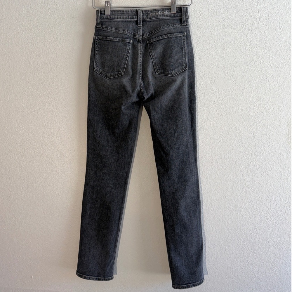 Favorite Daughter Seattle‎ Grey The Erin High Rise Straight Leg Jeans Size 24 - Picture 4 of 10